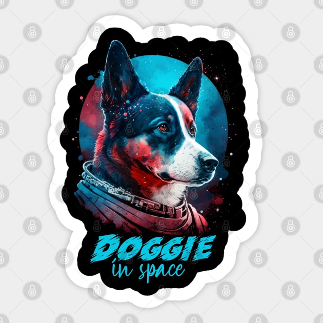 Laika Dog Sticker by ArtRoute02